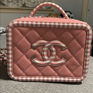 Chanel small vanity filigree bag